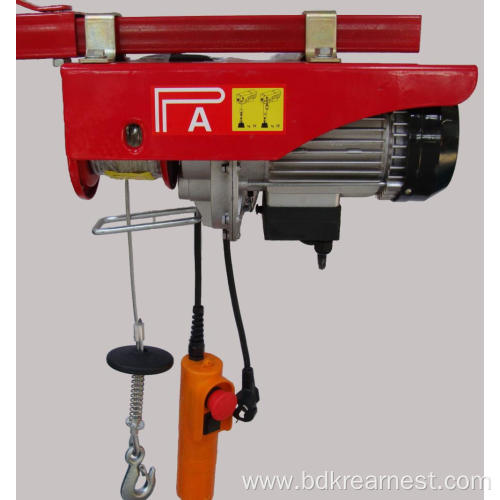 220v mini type wire rope electric hoist PA1000